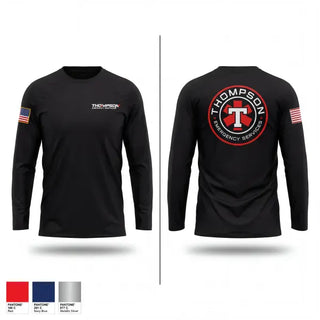 Long Sleeve Performance Shirt, Thompson EMS, Fire Department, Teamtime, Team time, sublimation, custom sports apparel, team uniforms, spirit wear, spiritwear, sports uniforms, custom shirts, team store, custom team store, fundraiser sports, apparel fundraiser