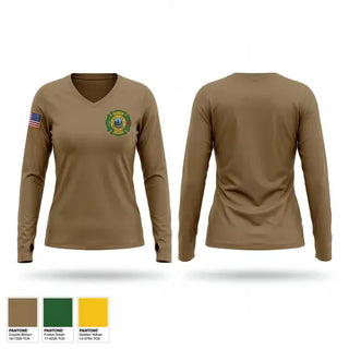 Womens Long Sleeve Vneck Shirt, Pine Township Engine Company, Fire Department, Teamtime, Team time, sublimation, custom sports apparel, team uniforms, spirit wear, spiritwear, sports uniforms, custom shirts, team store, custom team store, fundraiser sports, apparel fundraiser