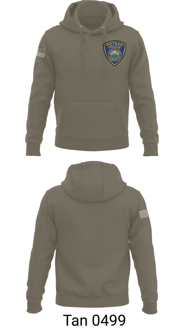 Hoodie, Poteau Police Department, Police, Teamtime, Team time, sublimation, custom sports apparel, team uniforms, spirit wear, spiritwear, sports uniforms, custom shirts, team store, custom team store, fundraiser sports, apparel fundraiser