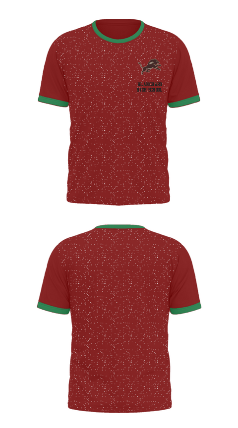 Short Sleeve Performance Shirt, Blanchard High School, Spirit Store, Teamtime, Team time, sublimation, custom sports apparel, team uniforms, spirit wear, spiritwear, sports uniforms, custom shirts, team store, custom team store, fundraiser sports, apparel fundraiser
