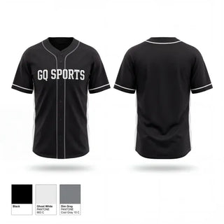Full Button Baseball Jersey, GQ SPORTS, Baseball, Teamtime, Team time, sublimation, custom sports apparel, team uniforms, spirit wear, spiritwear, sports uniforms, custom shirts, team store, custom team store, fundraiser sports, apparel fundraiser