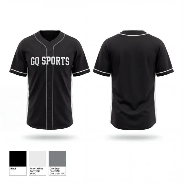 Full Button Baseball Jersey, GQ SPORTS, Baseball, Teamtime, Team time, sublimation, custom sports apparel, team uniforms, spirit wear, spiritwear, sports uniforms, custom shirts, team store, custom team store, fundraiser sports, apparel fundraiser