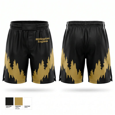 Millington Trojans Fight Shorts - 1