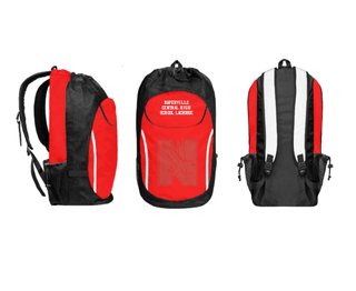 Gear Bag, Naperville Central High School Lacrosse, Women's Lacrosse, Teamtime, Team time, sublimation, custom sports apparel, team uniforms, spirit wear, spiritwear, sports uniforms, custom shirts, team store, custom team store, fundraiser sports, apparel fundraiser