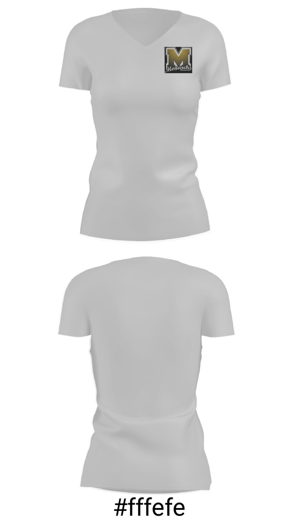 Women's Short Sleeve Vneck Shirt, Manning Junior High School Basketball, Women's Basketball, Teamtime, Team time, sublimation, custom sports apparel, team uniforms, spirit wear, spiritwear, sports uniforms, custom shirts, team store, custom team store, fundraiser sports, apparel fundraiser