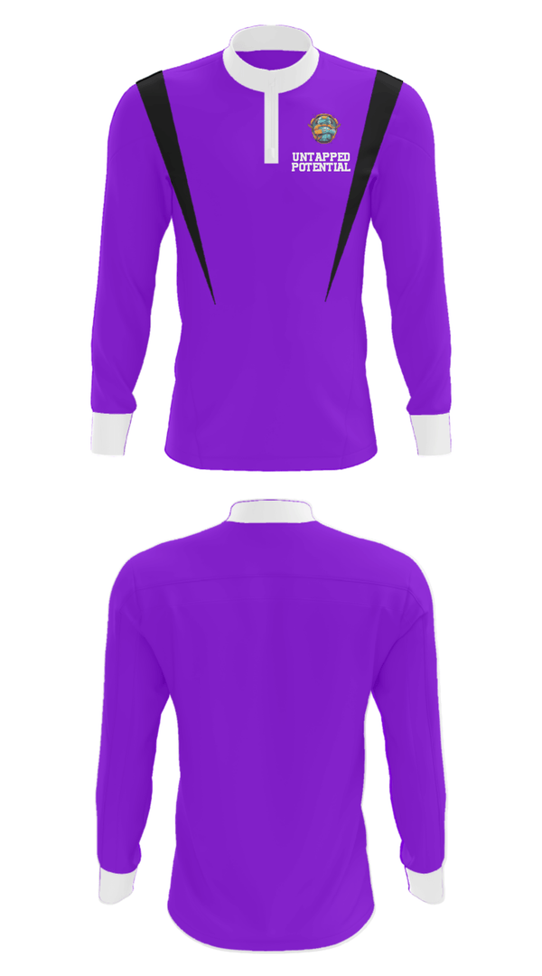 Quarter Zip Jacket, Untapped Potential, Men's Basketball, Teamtime, Team time, sublimation, custom sports apparel, team uniforms, spirit wear, spiritwear, sports uniforms, custom shirts, team store, custom team store, fundraiser sports, apparel fundraiser