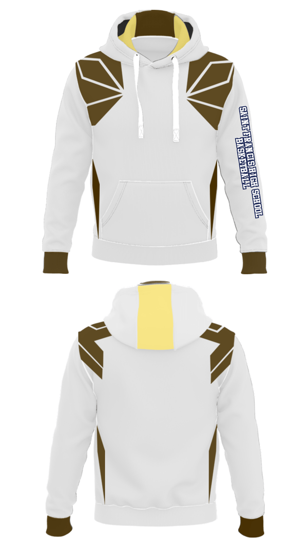 Hoodie, Saint Francis High School Basketball, Men's Basketball, Teamtime, Team time, sublimation, custom sports apparel, team uniforms, spirit wear, spiritwear, sports uniforms, custom shirts, team store, custom team store, fundraiser sports, apparel fundraiser