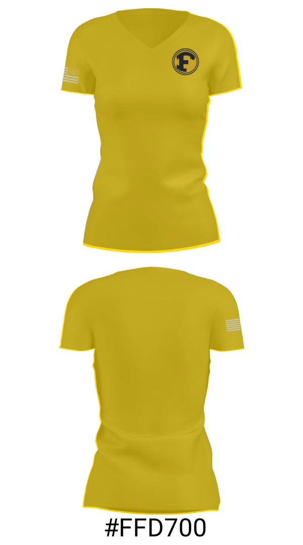 Women's Short Sleeve Vneck Shirt, Ferriday High School, Spirit Store, Teamtime, Team time, sublimation, custom sports apparel, team uniforms, spirit wear, spiritwear, sports uniforms, custom shirts, team store, custom team store, fundraiser sports, apparel fundraiser