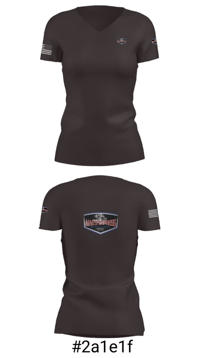 Mae’s Express 42428507 Women's Short Sleeve V-neck Shirt - 21