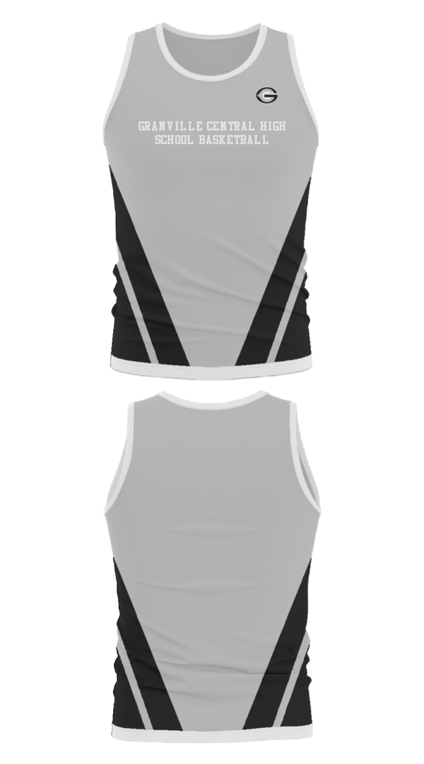Tank Top, Granville Central High School Basketball, Men's Basketball, Teamtime, Team time, sublimation, custom sports apparel, team uniforms, spirit wear, spiritwear, sports uniforms, custom shirts, team store, custom team store, fundraiser sports, apparel fundraiser