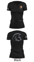 Silverdale Spartans 73101870 Women's Short Sleeve V-neck Shirt - 14