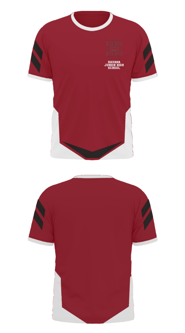 Short Sleeve Performance Polo, Havana Junior High School, Spirit Store, Teamtime, Team time, sublimation, custom sports apparel, team uniforms, spirit wear, spiritwear, sports uniforms, custom shirts, team store, custom team store, fundraiser sports, apparel fundraiser
