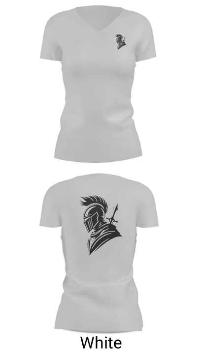 Knights 69369435 Women's Short Sleeve V-neck Shirt - 7