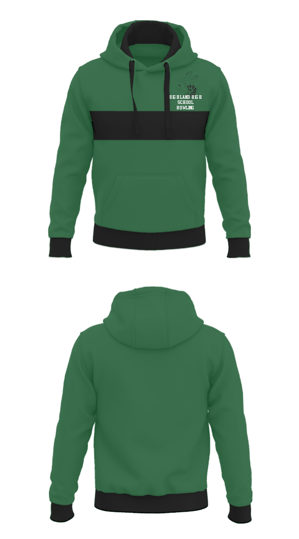 Hoodie, Highland High School Bowling, Bowling, Teamtime, Team time, sublimation, custom sports apparel, team uniforms, spirit wear, spiritwear, sports uniforms, custom shirts, team store, custom team store, fundraiser sports, apparel fundraiser