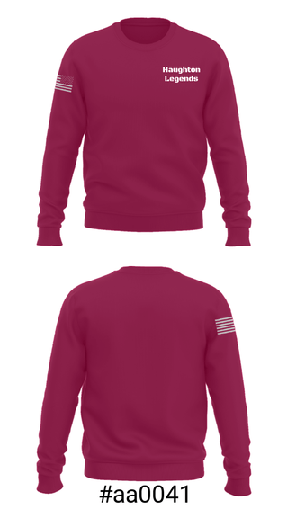 Crew Neck Sweatshirt, Haughton Legends, Softball, Teamtime, Team time, sublimation, custom sports apparel, team uniforms, spirit wear, spiritwear, sports uniforms, custom shirts, team store, custom team store, fundraiser sports, apparel fundraiser