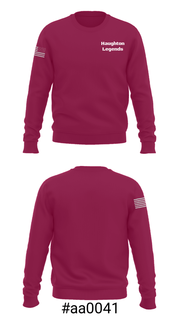 Crew Neck Sweatshirt, Haughton Legends, Softball, Teamtime, Team time, sublimation, custom sports apparel, team uniforms, spirit wear, spiritwear, sports uniforms, custom shirts, team store, custom team store, fundraiser sports, apparel fundraiser