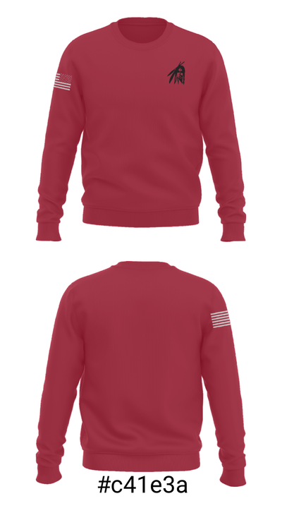 Leyton High School Basketball 97839125 Crew Neck Sweatshirt - 16