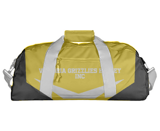 Duffle Bag, Victoria Grizzlies Hockey Inc, Ice Hockey, Teamtime, Team time, sublimation, custom sports apparel, team uniforms, spirit wear, spiritwear, sports uniforms, custom shirts, team store, custom team store, fundraiser sports, apparel fundraiser