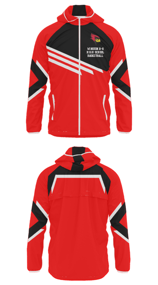 Windbreaker, Winston R-6 High School Basketball, Men's Basketball, Teamtime, Team time, sublimation, custom sports apparel, team uniforms, spirit wear, spiritwear, sports uniforms, custom shirts, team store, custom team store, fundraiser sports, apparel fundraiser