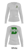 Davis Middle School Basketball 19555280 Women's Long Sleeve V-neck Shirt - 6