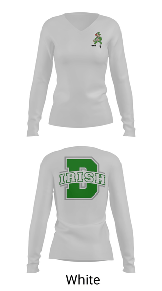 Women's Long Sleeve Vneck Shirt, Davis Middle School Basketball, Men's Basketball, Teamtime, Team time, sublimation, custom sports apparel, team uniforms, spirit wear, spiritwear, sports uniforms, custom shirts, team store, custom team store, fundraiser sports, apparel fundraiser
