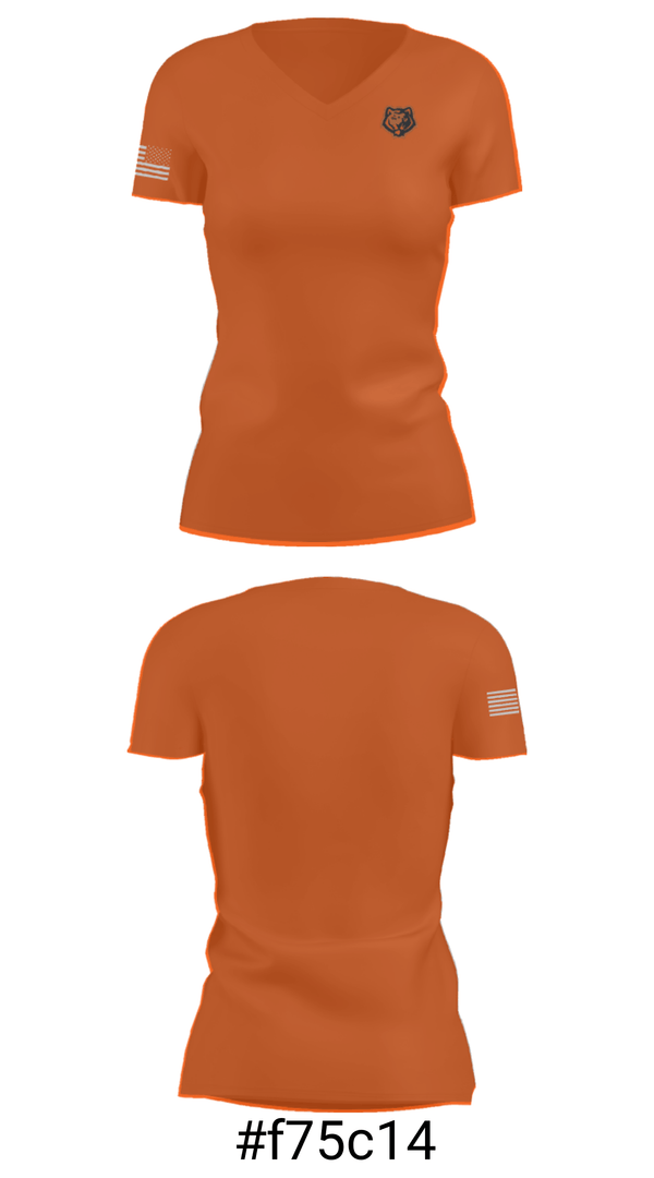 Women's Short Sleeve Vneck Shirt, Croton-Harmon High School Wrestling, Wrestling, Teamtime, Team time, sublimation, custom sports apparel, team uniforms, spirit wear, spiritwear, sports uniforms, custom shirts, team store, custom team store, fundraiser sports, apparel fundraiser