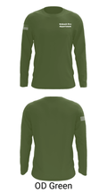 Wabash fire department 89920938 Long Sleeve Performance Shirt - 27