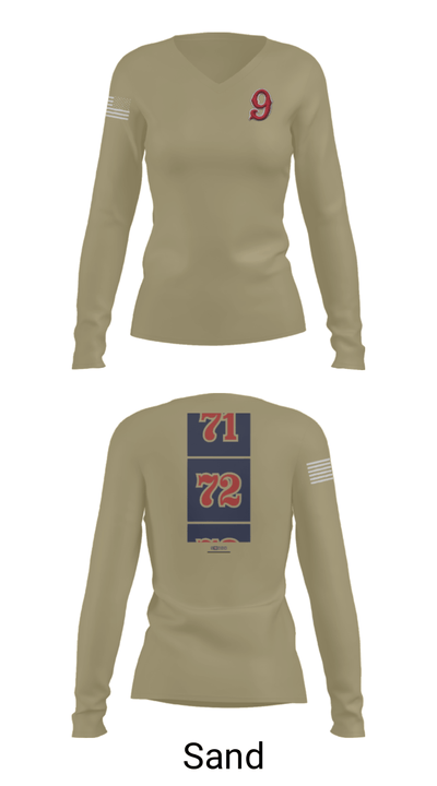 Vacaville fire 82363373 Women's Long Sleeve V-neck Shirt - 47