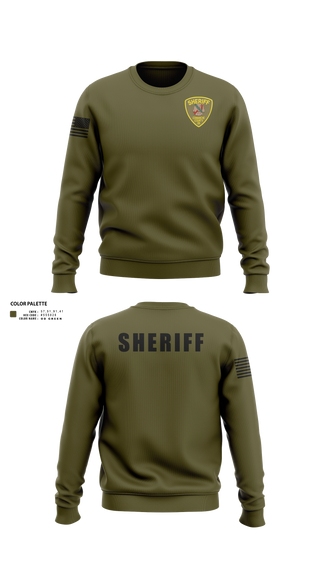Crew Neck Sweatshirt, Comanche County Sheriffs Office, Police, Teamtime, Team time, sublimation, custom sports apparel, team uniforms, spirit wear, spiritwear, sports uniforms, custom shirts, team store, custom team store, fundraiser sports, apparel fundraiser
