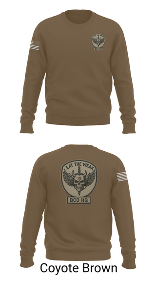 Crew Neck Sweatshirt, 112th Signal Battalion Bravo Company, , Teamtime, Team time, sublimation, custom sports apparel, team uniforms, spirit wear, spiritwear, sports uniforms, custom shirts, team store, custom team store, fundraiser sports, apparel fundraiser