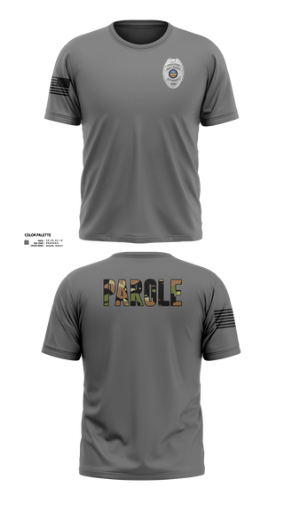 Short Sleeve Performance Shirt, Adult Parole Authority, Police, Teamtime, Team time, sublimation, custom sports apparel, team uniforms, spirit wear, spiritwear, sports uniforms, custom shirts, team store, custom team store, fundraiser sports, apparel fundraiser