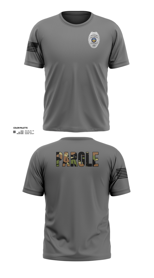 Short Sleeve Performance Shirt, Adult Parole Authority, Police, Teamtime, Team time, sublimation, custom sports apparel, team uniforms, spirit wear, spiritwear, sports uniforms, custom shirts, team store, custom team store, fundraiser sports, apparel fundraiser