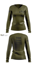 The GOAT Locker gear Women's Long Sleeve V-neck Shirt - 3