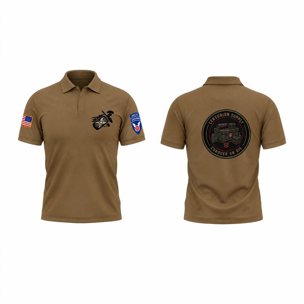 Short Sleeve Performance Polo, 1-24 Centurion Company, Army, Teamtime, Team time, sublimation, custom sports apparel, team uniforms, spirit wear, spiritwear, sports uniforms, custom shirts, team store, custom team store, fundraiser sports, apparel fundraiser