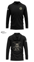 Williamson County K-9 Unit 61975120 Long Sleeve Performance Shirt with hood - 13