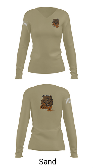 Womens Long Sleeve Vneck Shirt, C.co Maintenance, , Teamtime, Team time, sublimation, custom sports apparel, team uniforms, spirit wear, spiritwear, sports uniforms, custom shirts, team store, custom team store, fundraiser sports, apparel fundraiser