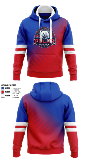 Hoodie, Polar Select, Ice Hockey, Teamtime, Team time, sublimation, custom sports apparel, team uniforms, spirit wear, spiritwear, sports uniforms, custom shirts, team store, custom team store, fundraiser sports, apparel fundraiser