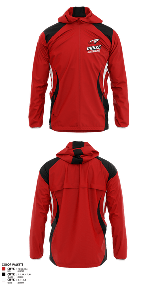 Windbreaker, Maize, Wrestling, Teamtime, Team time, sublimation, custom sports apparel, team uniforms, spirit wear, spiritwear, sports uniforms, custom shirts, team store, custom team store, fundraiser sports, apparel fundraiser