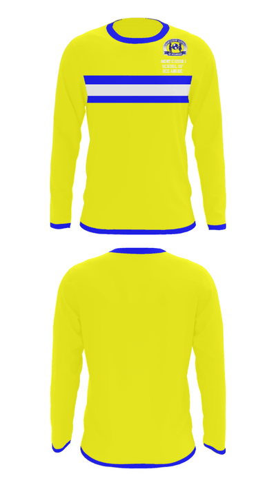 Montessori School Of Oceanside 11863230 Long Sleeve Performance Shirt - 23