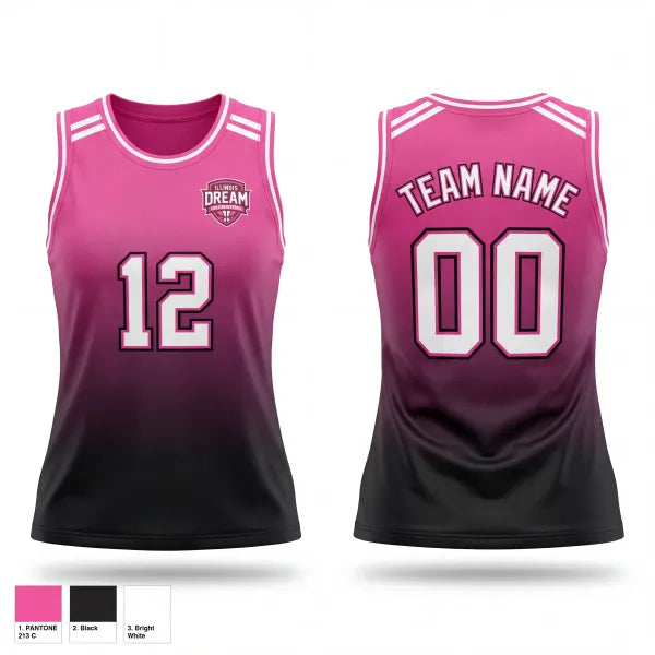 Mens Basketball Jersey, Illinois Dream, Women's Basketball, Teamtime, Team time, sublimation, custom sports apparel, team uniforms, spirit wear, spiritwear, sports uniforms, custom shirts, team store, custom team store, fundraiser sports, apparel fundraiser