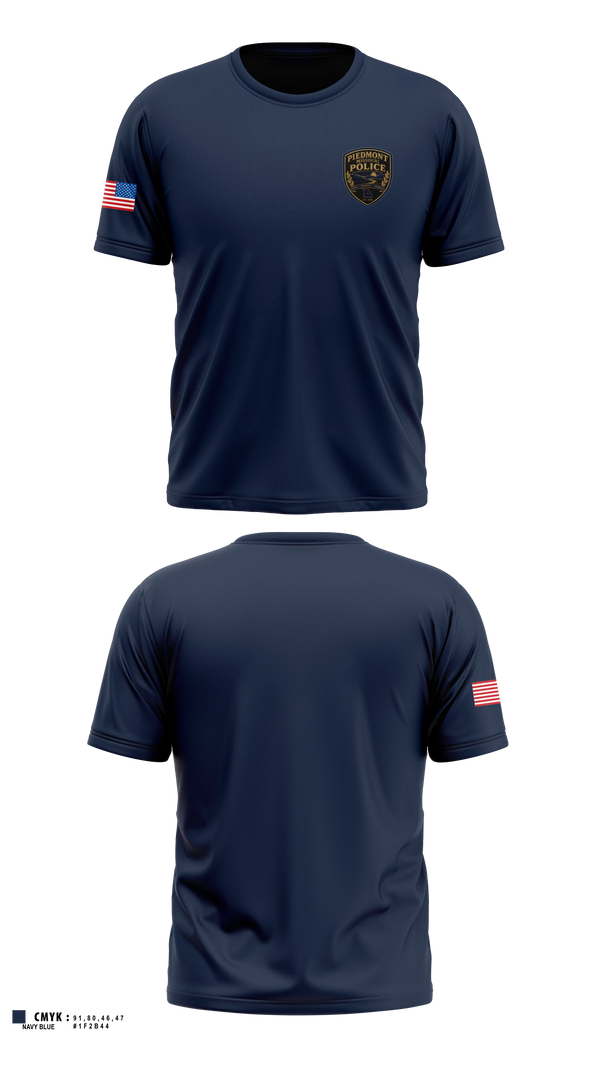 Short Sleeve Performance Shirt, Piedmont Police, Police, Teamtime, Team time, sublimation, custom sports apparel, team uniforms, spirit wear, spiritwear, sports uniforms, custom shirts, team store, custom team store, fundraiser sports, apparel fundraiser