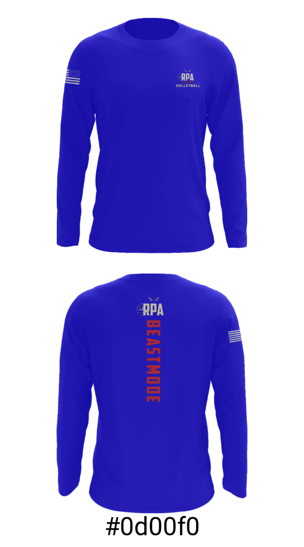 Long Sleeve Performance Shirt, RISE, Women's Volleyball, Teamtime, Team time, sublimation, custom sports apparel, team uniforms, spirit wear, spiritwear, sports uniforms, custom shirts, team store, custom team store, fundraiser sports, apparel fundraiser