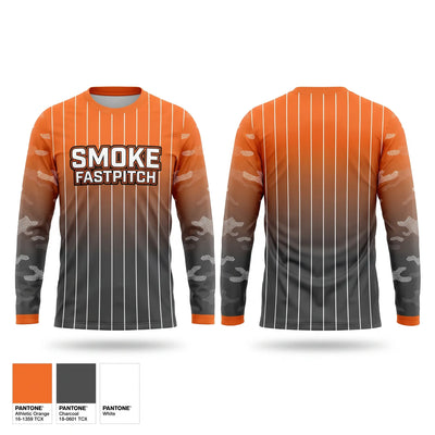 SMOKE FASTPITCH Long Sleeve Performance Shirt 2