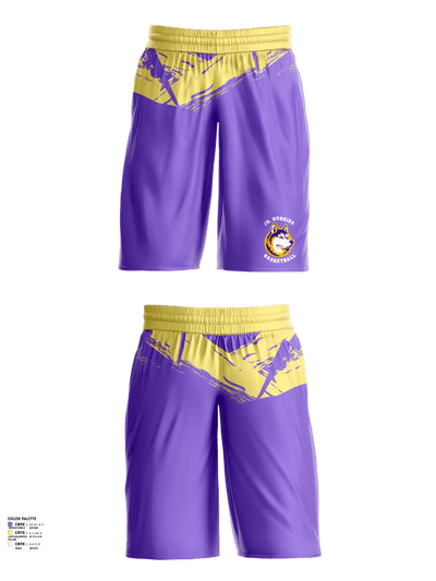 Washington Middle School Jr. Huskies 92271142 Mens Basketball Shorts 1