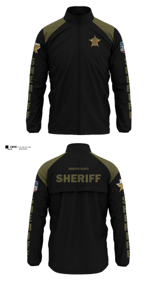 Windbreaker without hood, Hudspeth county sheriff office, , Teamtime, Team time, sublimation, custom sports apparel, team uniforms, spirit wear, spiritwear, sports uniforms, custom shirts, team store, custom team store, fundraiser sports, apparel fundraiser