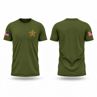 Old School Cotton Feel Shirt, The Levy County Sheriff's Office, Police, Teamtime, Team time, sublimation, custom sports apparel, team uniforms, spirit wear, spiritwear, sports uniforms, custom shirts, team store, custom team store, fundraiser sports, apparel fundraiser