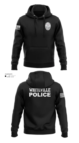 Hoodie, Whiteville Police Department, Police, Teamtime, Team time, sublimation, custom sports apparel, team uniforms, spirit wear, spiritwear, sports uniforms, custom shirts, team store, custom team store, fundraiser sports, apparel fundraiser