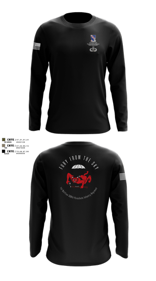 Long Sleeve Performance Shirt, CCo, 1-508PIR (OG), Army, Teamtime, Team time, sublimation, custom sports apparel, team uniforms, spirit wear, spiritwear, sports uniforms, custom shirts, team store, custom team store, fundraiser sports, apparel fundraiser