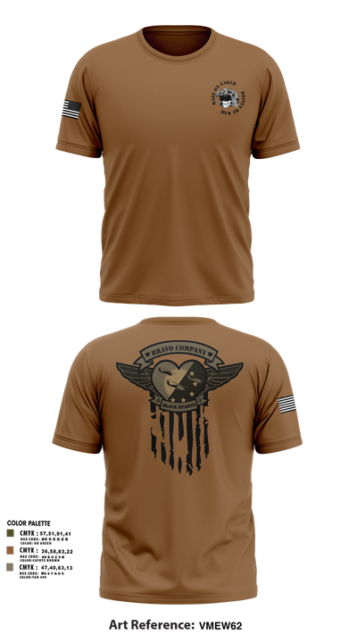 B/4-3 Assault Helicopter Battalion 71849339 Short Sleeve Performance Shirt - 2