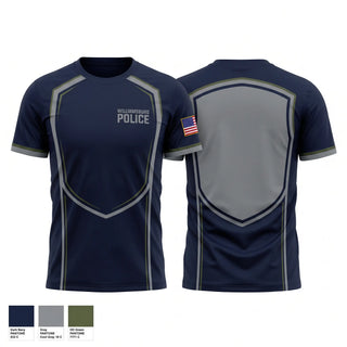 Short Sleeve Performance Shirt, Williamsburg Police, Police, Teamtime, Team time, sublimation, custom sports apparel, team uniforms, spirit wear, spiritwear, sports uniforms, custom shirts, team store, custom team store, fundraiser sports, apparel fundraiser